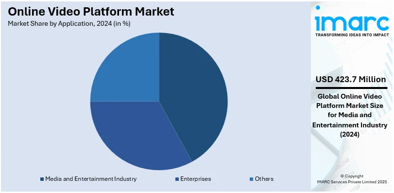 Online Video Platform Market By Application