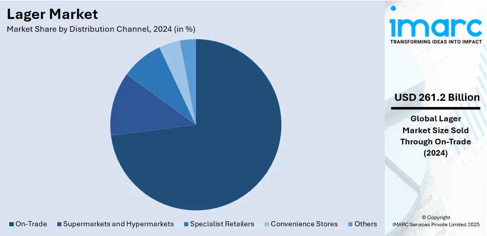 Lager Market By Distribution Channel