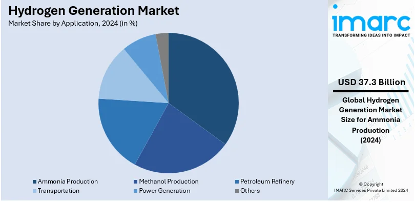 Hydrogen Generation Market By Application