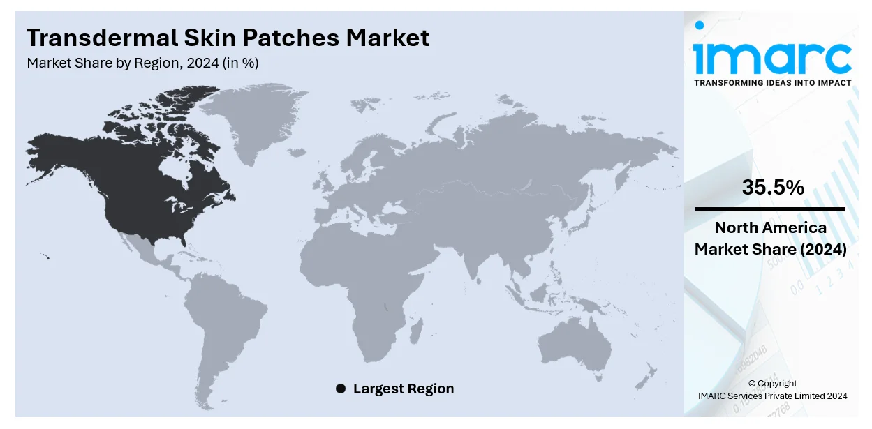 Transdermal Skin Patches Market By Region