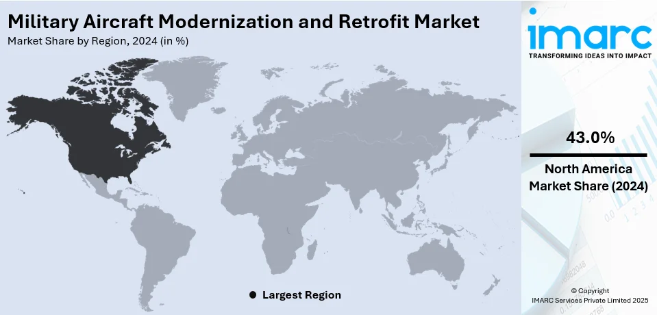 Military Aircraft Modernization and Retrofit Market By Region