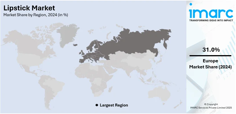 Lipstick Market By Region