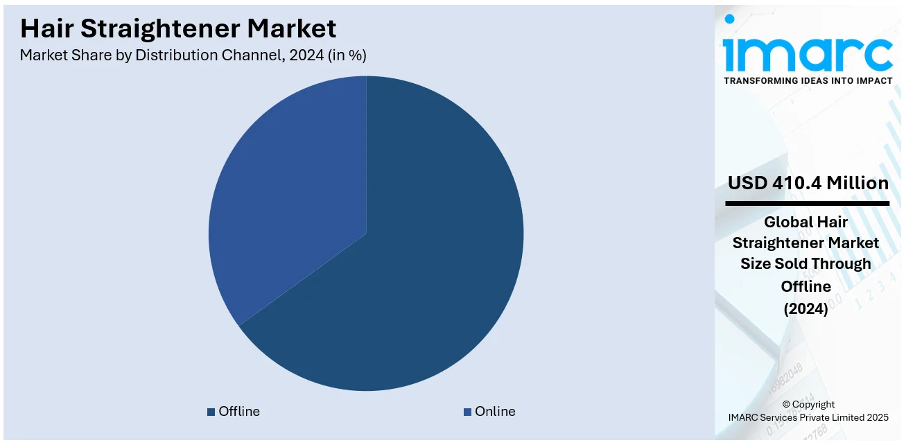 Hair Straightener Market By Distribution Channel